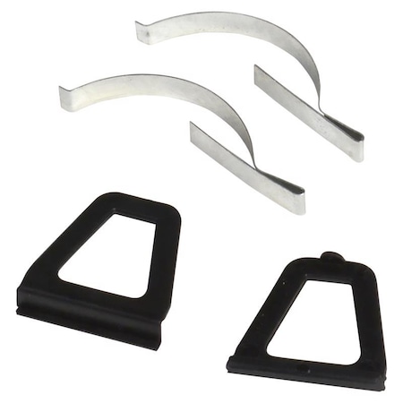 Phifer Phifer Black Aluminum 3 in. W X 6 in. L Pull Tab with Corner Springs 1 pk 3047254